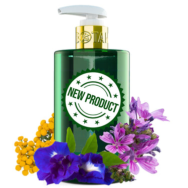 NEW! Shampoo for Thinning Hair – Blue Tansy & Malva – Lustrous Shine & Volume – Natural Anti-Yellow for Blonde & Silver Hair